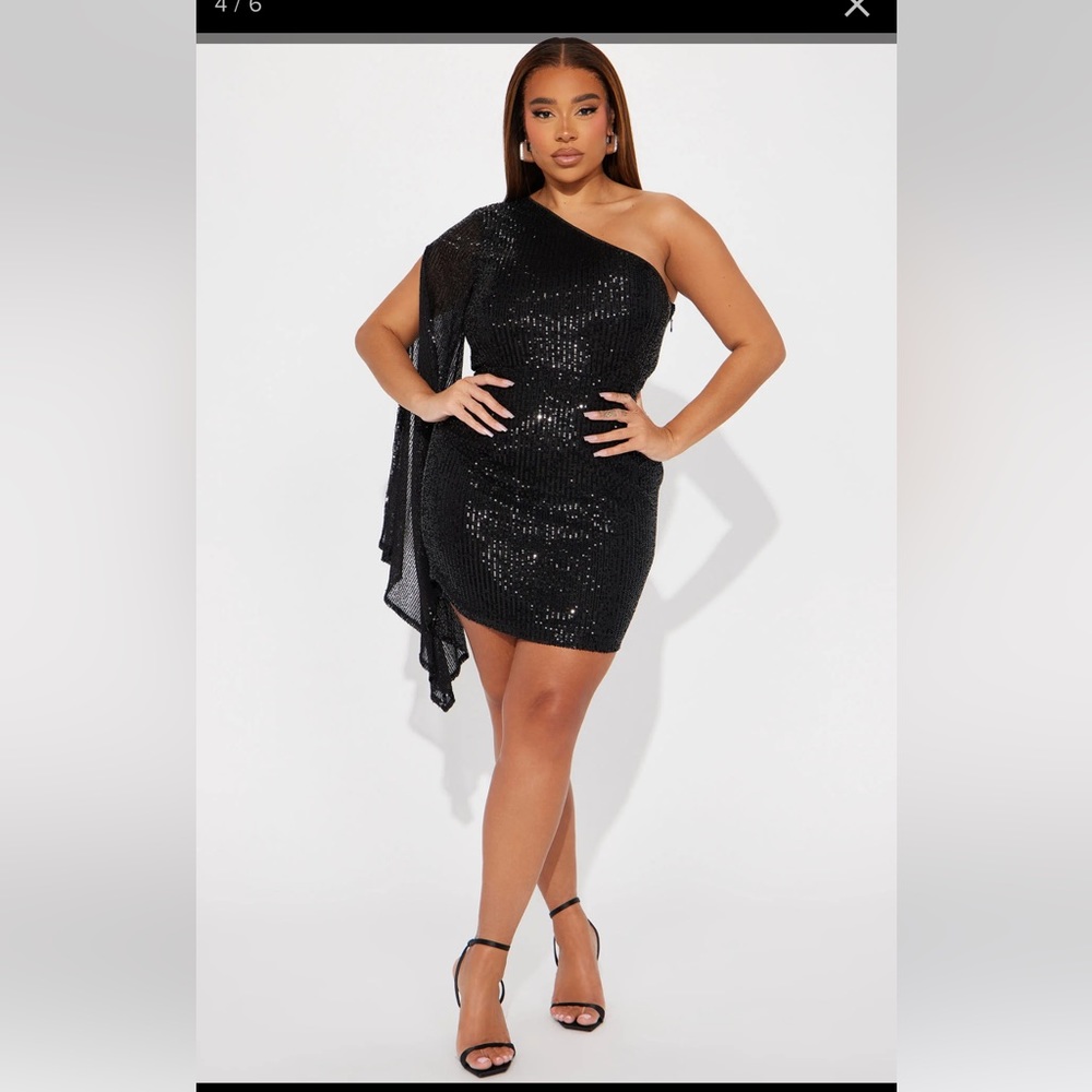Fashion Nova Sandie Sequin Mini Dress- NWT